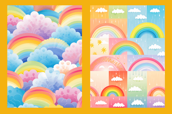 Download Summer Rainbow Patterns - Rainbow patterns Collection