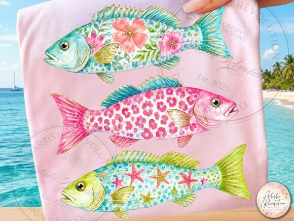 Download Preppy Summer Png Coastal Fish Png - Coast Collection